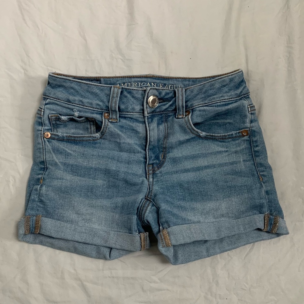American eagle denim shorts